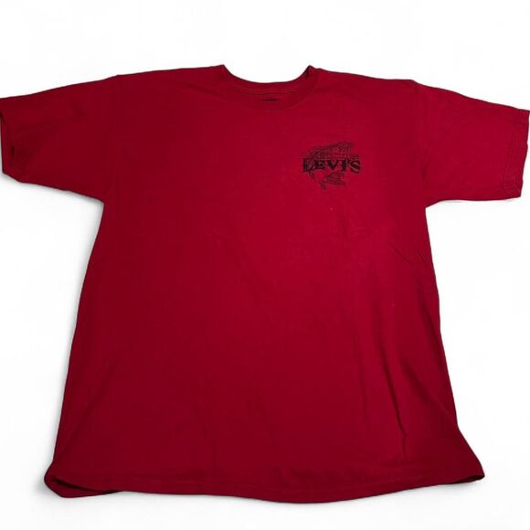 Red Levi's T-shirt 100%Cotton - Picture 1 of 6